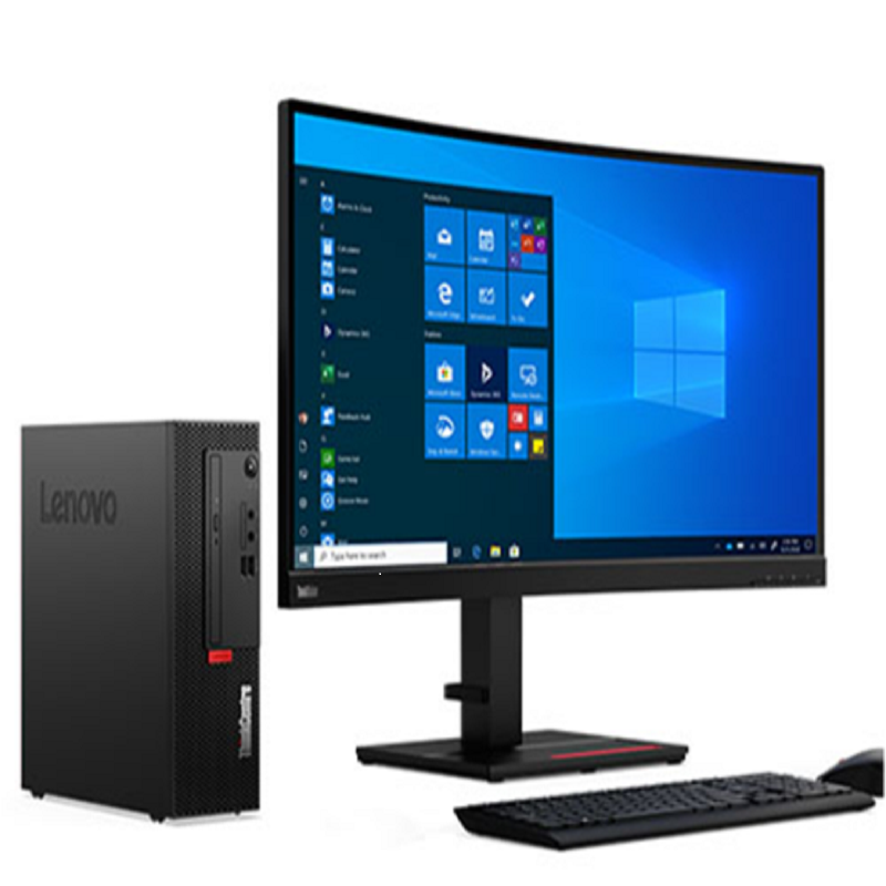 台式计算机 联想/LENOVO ThinkCentre M750e i5-12500 8G 1T+128GSSD 23.8显示器
